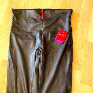 Spanx faux leather leggings